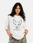 Unisex Oversized Dog Graphic T-Shirt