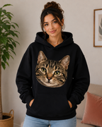 Classic Tabby Cat Hoodie – Unisex Premium Cat Lover Hoodie