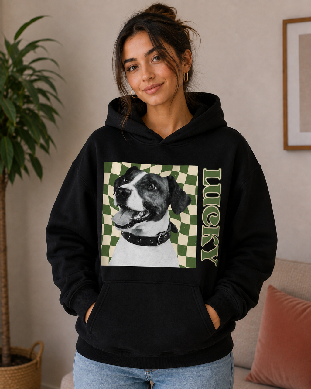 Lucky Dog Hoodie – Unisex Premium Dog Lover Hoodie