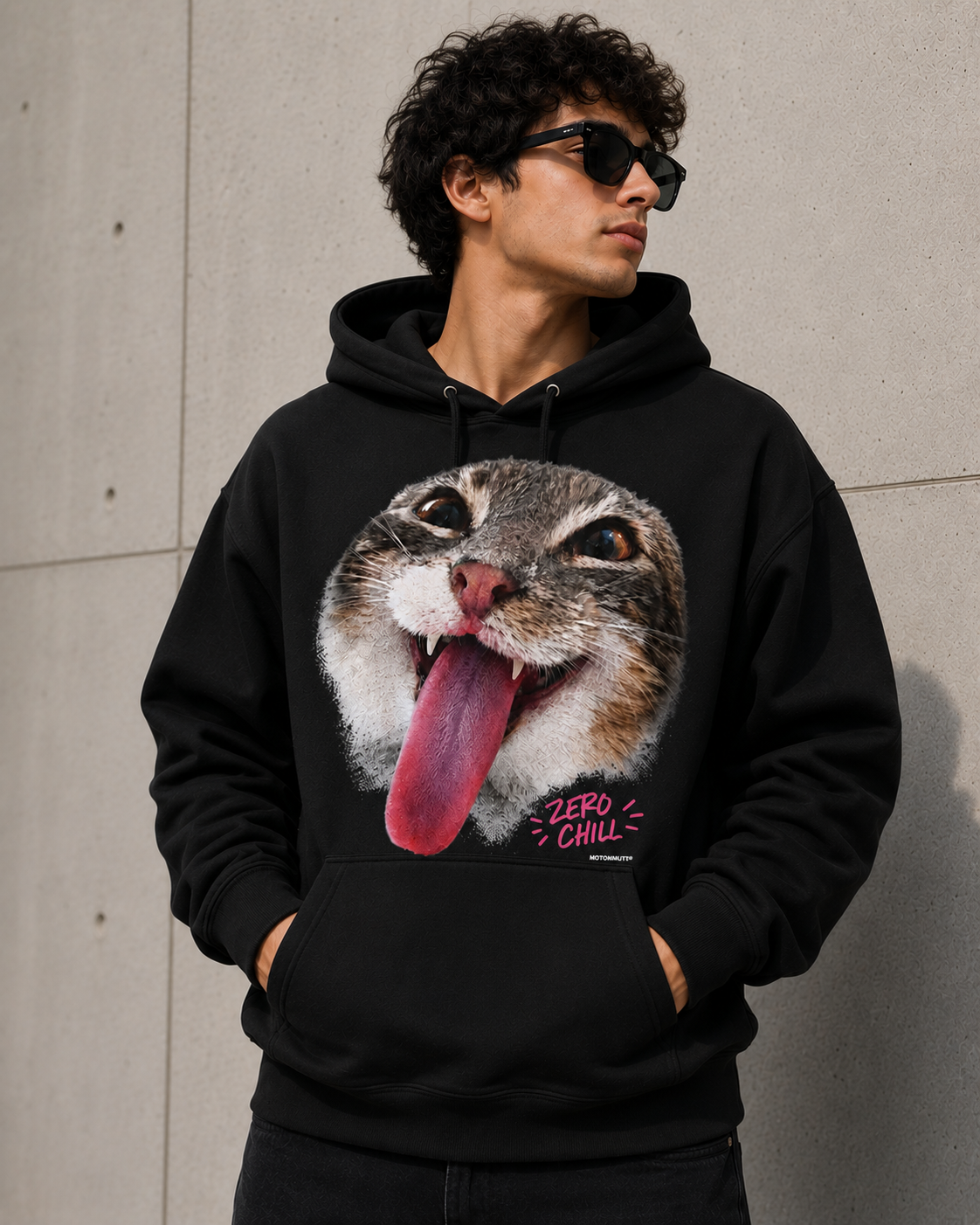 Zero Chill Cat Hoodie – Unisex Premium Cat Lover Hoodie