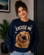 Excuse Me Golden Retriever Graphic Sweatshirt | Unisex Sweatshirt