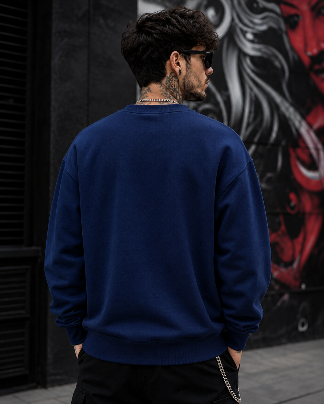Fuck The System Rebel Cat Graphic Sweatshirt | Unisex Sweatshirt