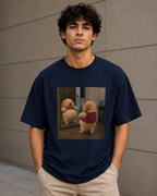 Mirror Mirror, Who’s the Cutest? – Dog Lover Unisex Oversized T-Shirt 🐶
