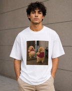 Mirror Mirror, Who’s the Cutest? – Dog Lover Unisex Oversized T-Shirt 🐶