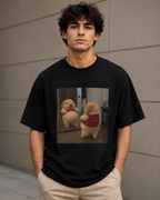 Mirror Mirror, Who’s the Cutest? – Dog Lover Unisex Oversized T-Shirt 🐶
