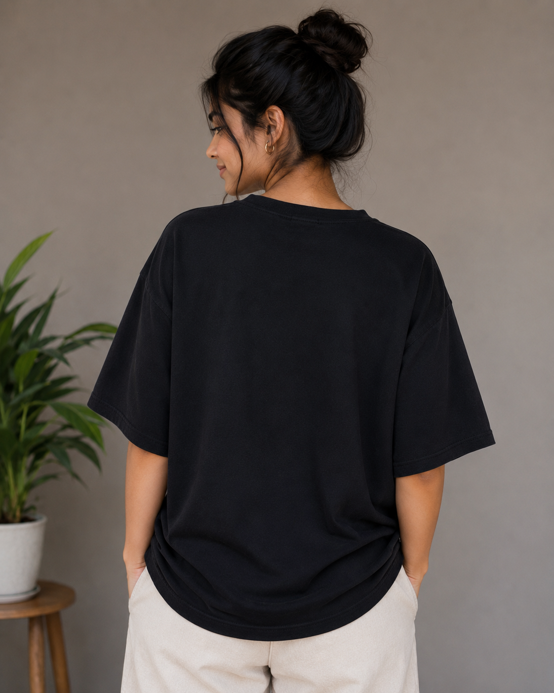 Take a Step Outside – Dog Lover Unisex Oversized T-Shirt 🐶🌿