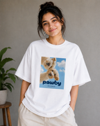 Pawsy Pups – Cute Dog Lover Unisex Oversized T-Shirt 🐶💙
