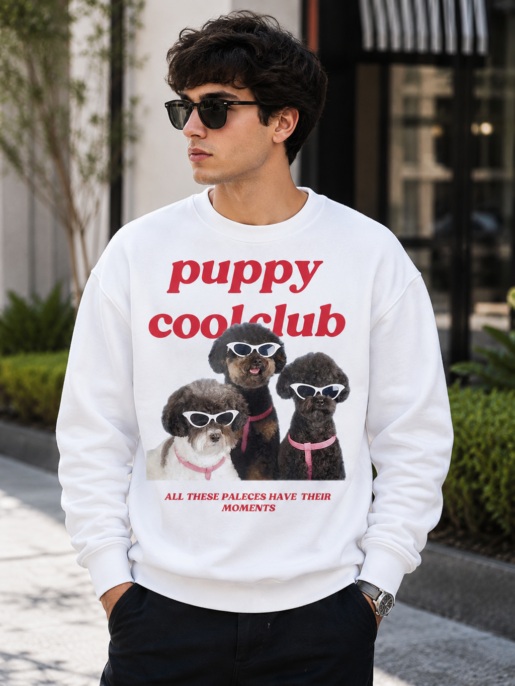 Puppy Cool Club – Stylish Dog Lover | Unisex Sweatshirt
