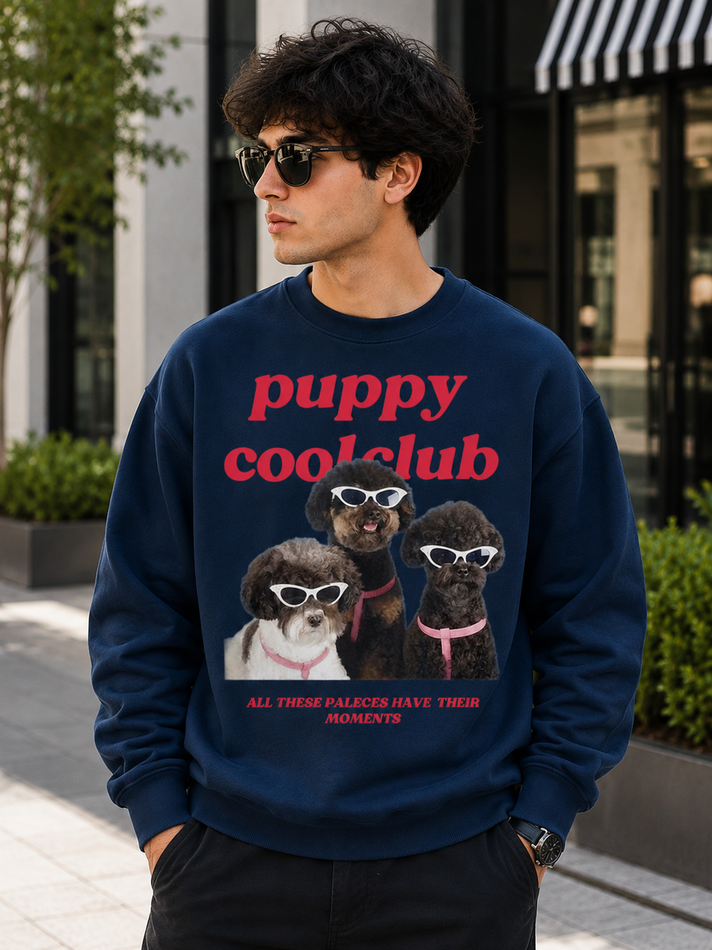 Puppy Cool Club – Stylish Dog Lover | Unisex Sweatshirt