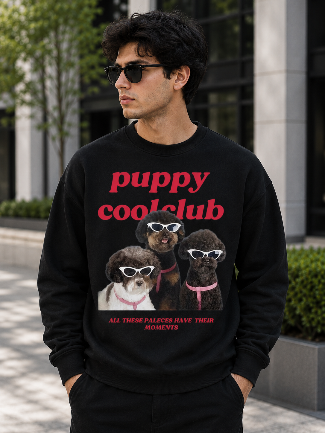 Puppy Cool Club – Stylish Dog Lover | Unisex Sweatshirt