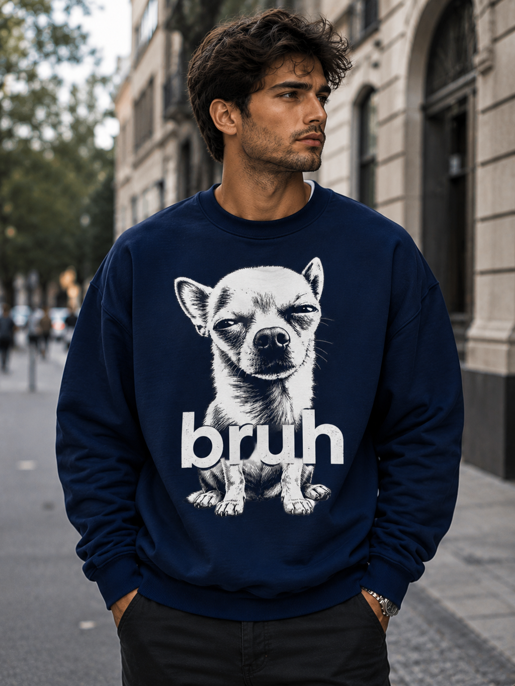 Brunch Pup – Cute Dog | Unisex Sweatshirt