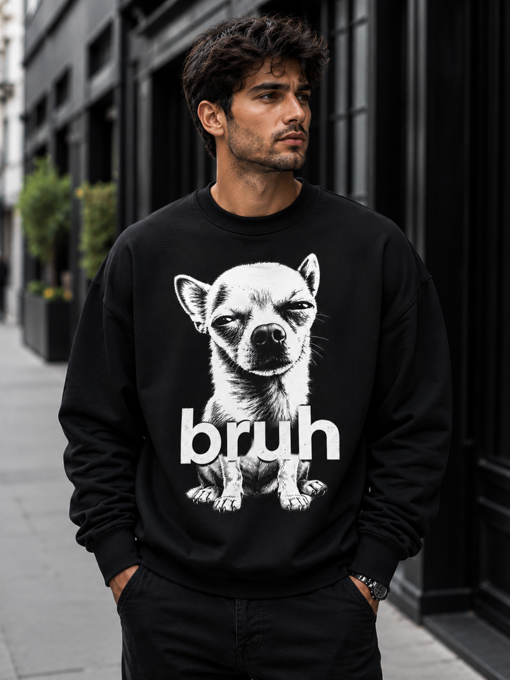 Brunch Pup – Cute Dog | Unisex Sweatshirt
