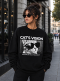 Cat’s Vision – Cool Cat Lover | Unisex Sweatshirt