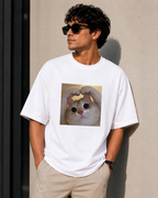 I ❤️ You – Cute Romantic Cat Lover Unisex Oversized T-Shirt 🐱❤️