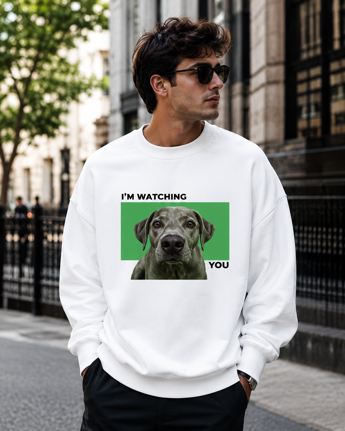I’m Watching You – Funny Dog | Unisex Sweatshirt