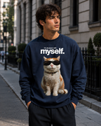 Peaceful Paws – My Self Cat | Unisex Sweatshirt