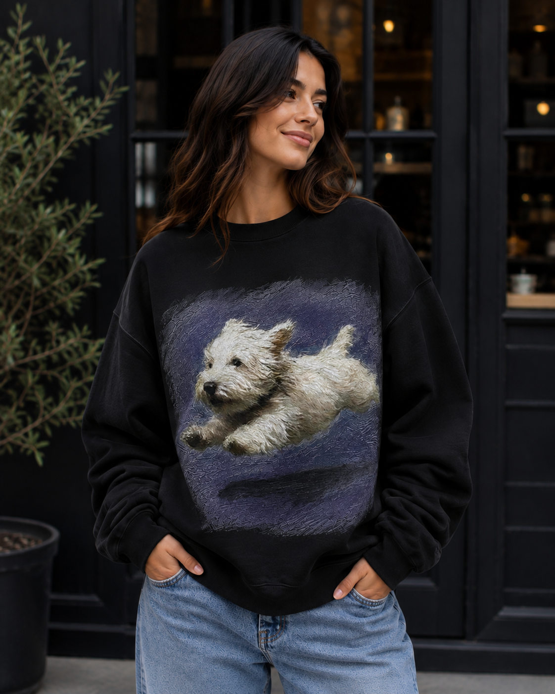 Chasing Dreams, One Paw at a Time Dog Sweatshirt | Unisex Sweatshirt
