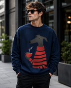 Coffee & Canines Minimalist Dog Lover Sweatshirt | Unisex Sweatshirt