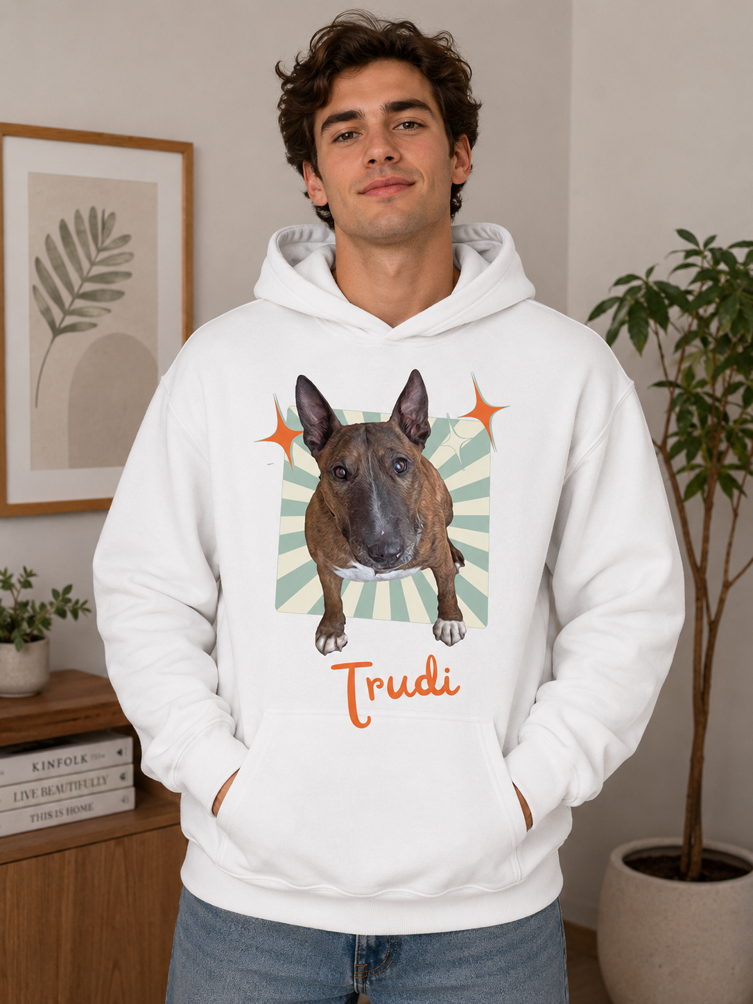 Trudi Hoodie – Unisex Premium Bull Terrier Dog Lover Hoodie