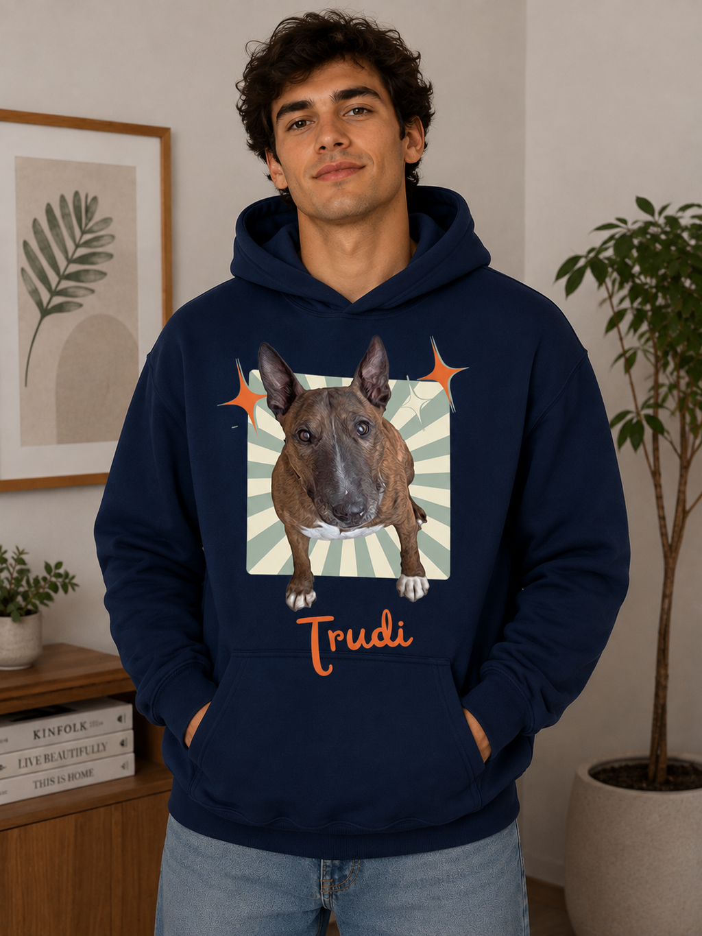 Trudi Hoodie – Unisex Premium Bull Terrier Dog Lover Hoodie