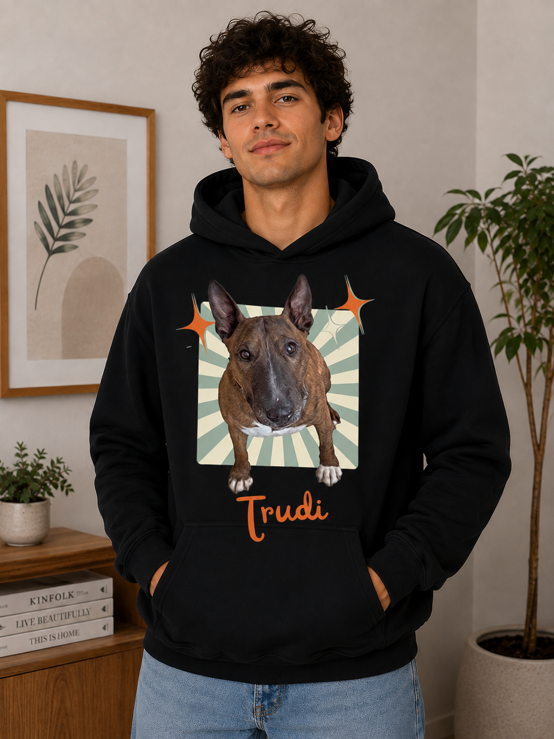 Trudi Hoodie – Unisex Premium Bull Terrier Dog Lover Hoodie