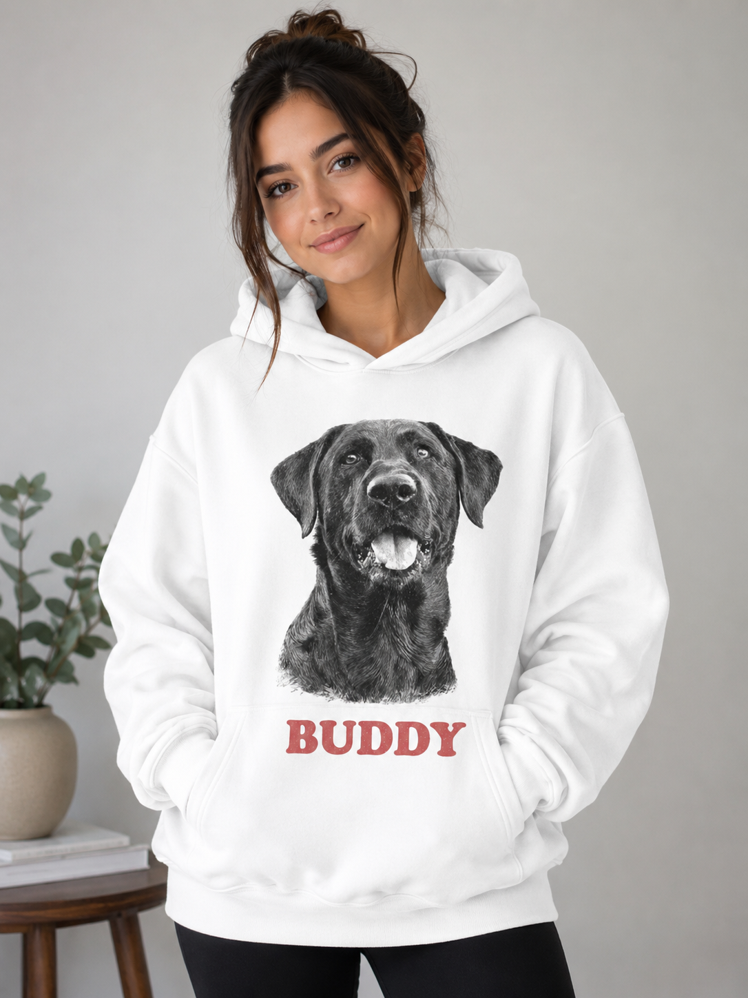 Buddy Dog Hoodie – Unisex Premium Personalized Dog Lover Hoodie