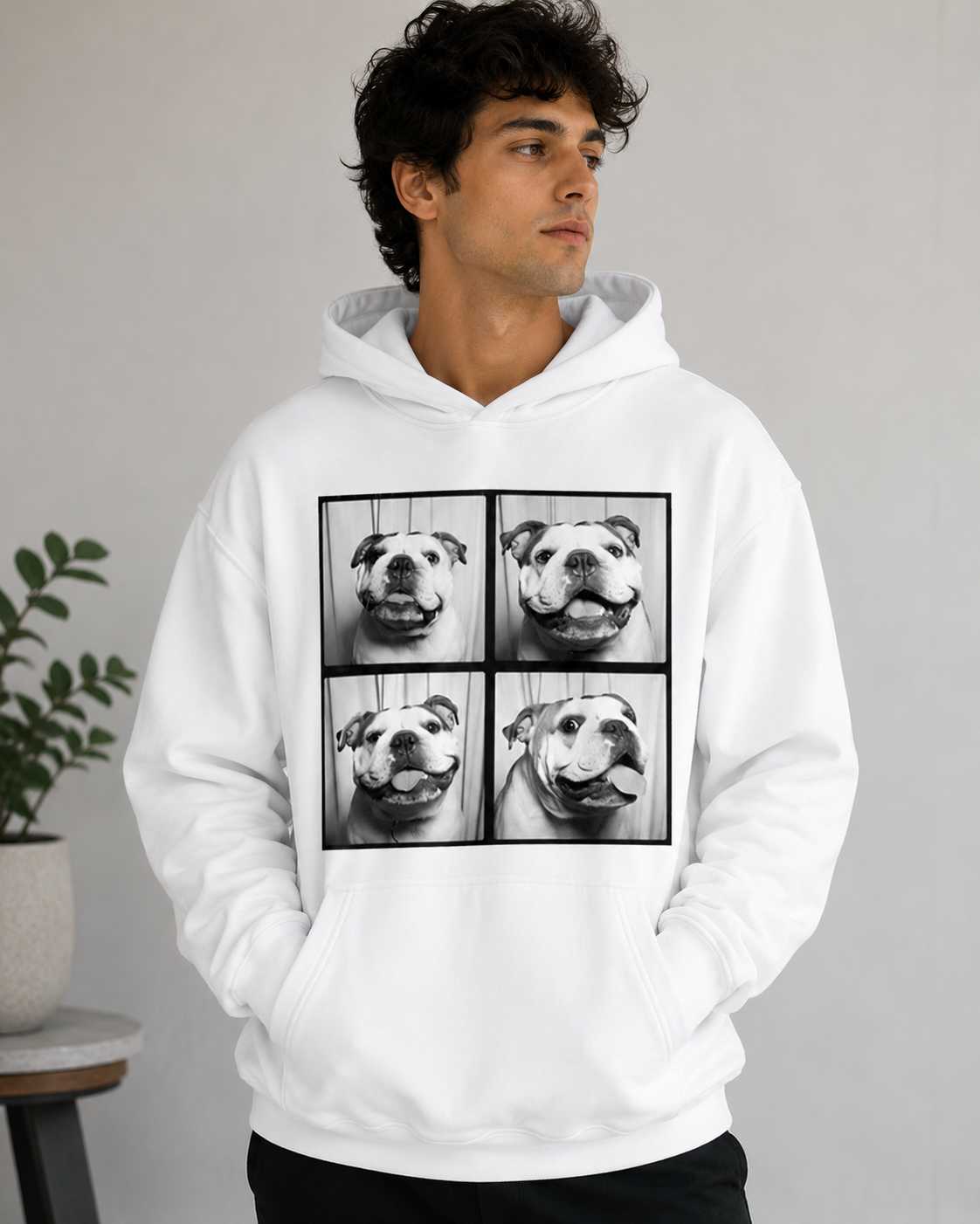 Bulldog Expressions Hoodie – Unisex Premium Dog Lover Hoodie
