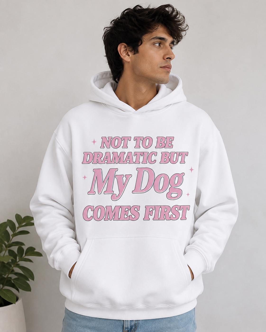 My Dog Comes First Hoodie – Unisex Premium Dog Lover Hoodie