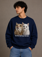 Sochne Wali Baat Tho Hai Cat Graphic Sweatshirt | Unisex Sweatshirt