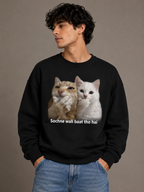 Sochne Wali Baat Tho Hai Cat Graphic Sweatshirt | Unisex Sweatshirt