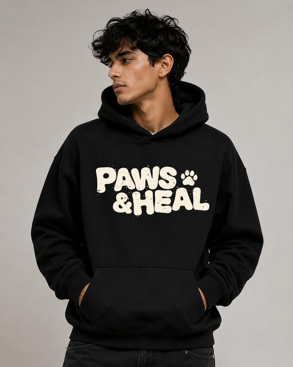 Paws & Heal – Unisex Premium Hoodie for Pet Lovers