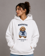 Brownie Winter Season Hoodie – Unisex Premium Dog Lover Hoodie