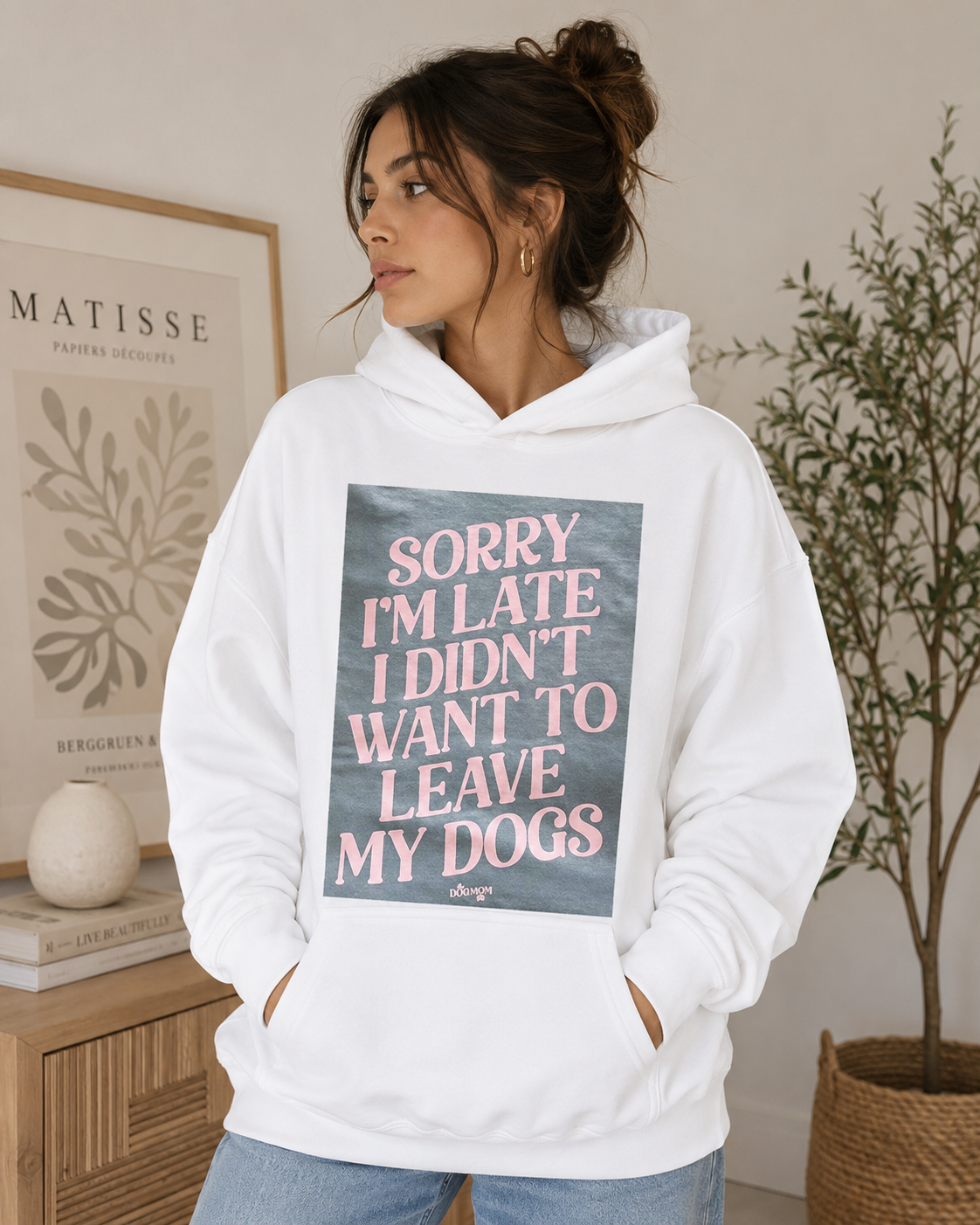 Sorry I’m Late, I Didn’t Want to Leave My Dogs – Unisex Premium Hoodie
