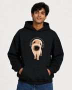 Headphone Dog Hoodie – Unisex Premium Dog Lover Hoodie