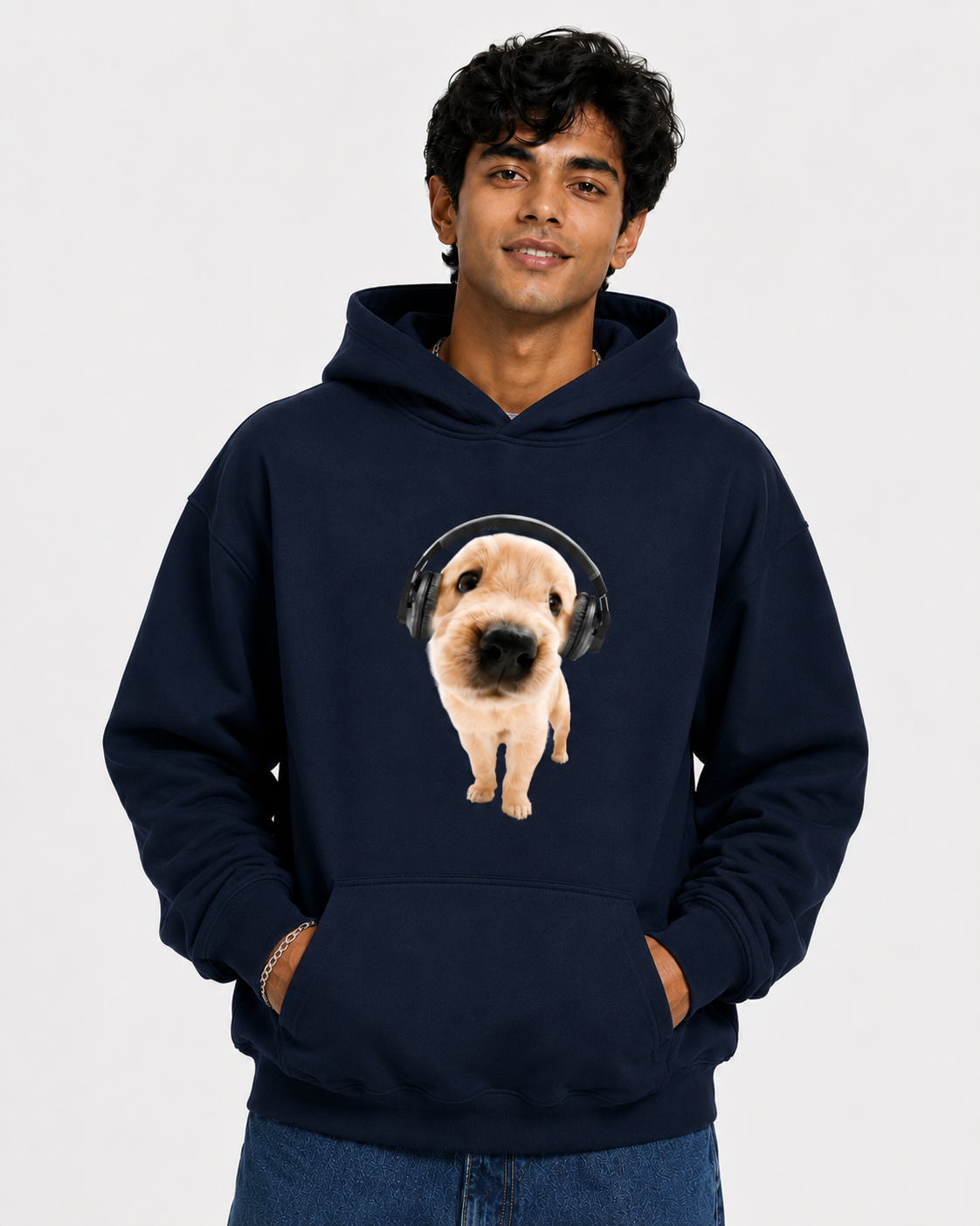 Headphone Dog Hoodie – Unisex Premium Dog Lover Hoodie