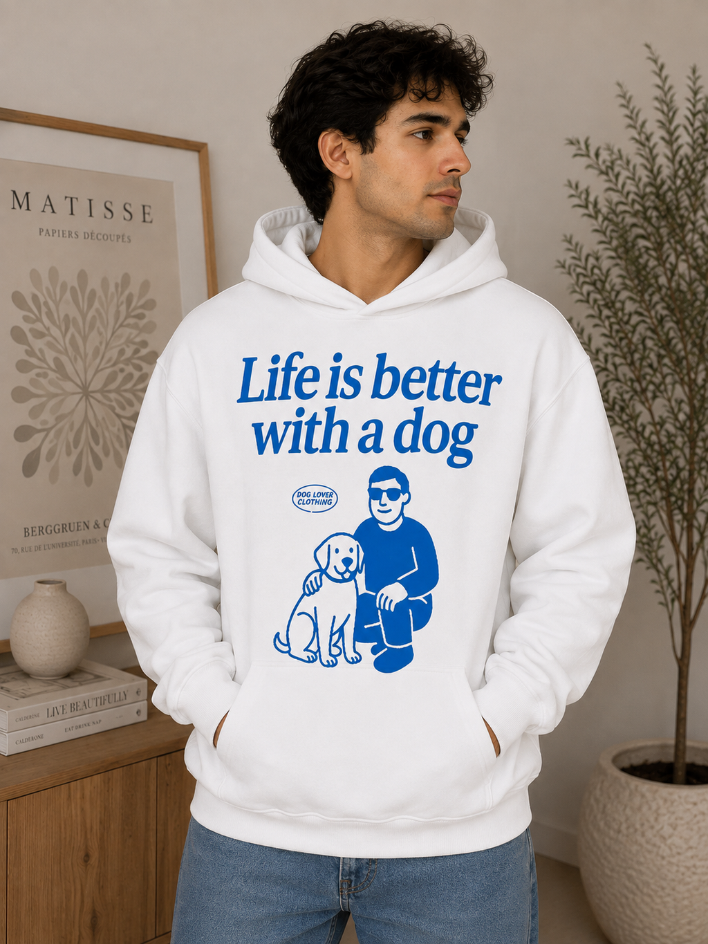 Life Is Better With a Dog Hoodie – Unisex Premium Dog Lover Hoodie