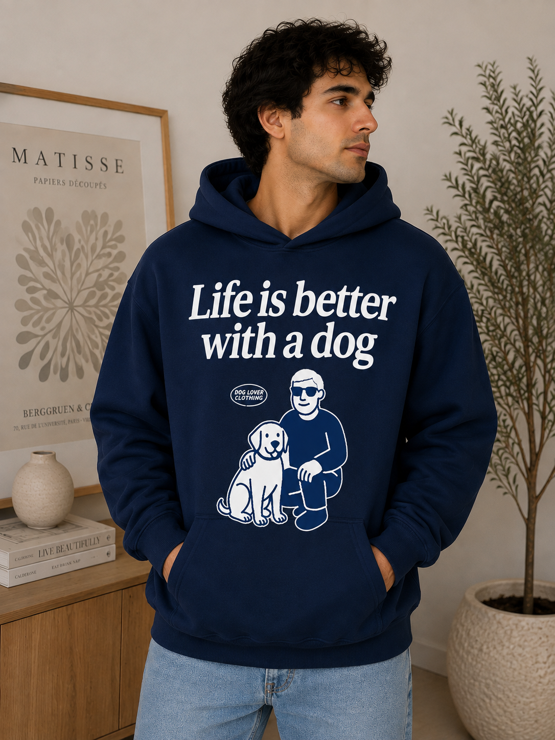 Life Is Better With a Dog Hoodie – Unisex Premium Dog Lover Hoodie